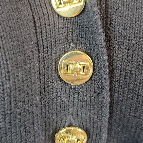 Charter Club black pullover sweater Size MP - Picture 5 of 11